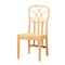 Baxton Studio Monaco Modern Bohemian Oak Brown Finished Mahogany Wood and Natural Rattan Dining Chair 228-13100-ZORO - alternate 1